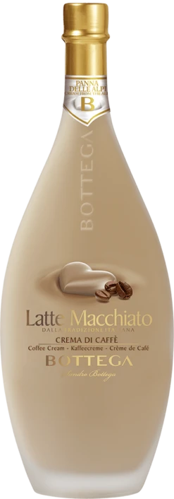 Latte Macchiato Bottega Crema Di Caffè (Kaffeecreme-Likör) 15 % Vol.