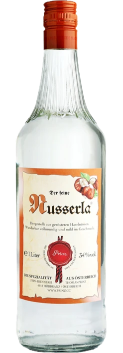 Nusserla Fruchtig 34 % Vol. Haselnuss-Spirituose
