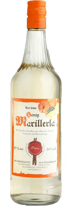 Honig-Marillerla 34 % Vol. Marillen-Spirituose Mit Honig