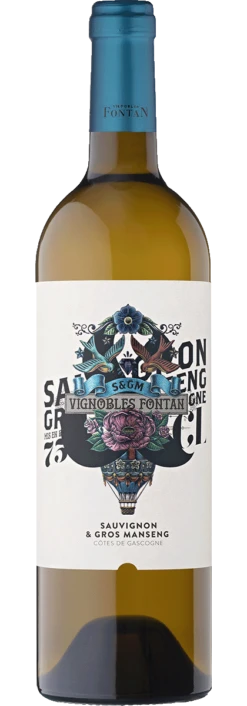 Sauvignon & Gros Manseng Blanc Fruité Côtes De Gascogne IGP