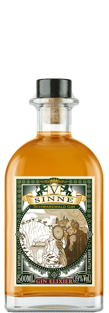 V-SINNE Schwarzwald Gin Elixier 39 % Vol. Spirituose 3 V-SINNE Schwarzwald Gin Elixier 39 % Vol. Spirituose