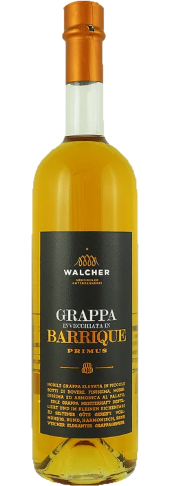 Walcher Grappa Barrique Primus Gold 40 % Vol.
